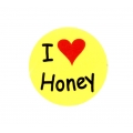 I ♥ Honey Stickers